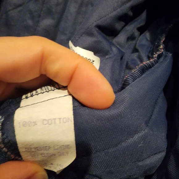 Vintage Quilted Cotton Coat EUC - Picture 3 of 5